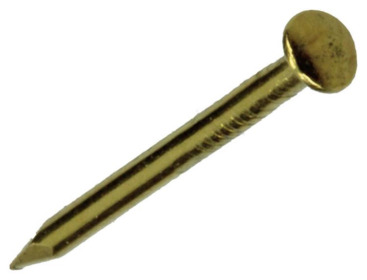 Afbeelding laden in galerijviewer, Mack 1017162 - nagel platte kop messing 18 gr1,2 x 20 mm | 10 stuks