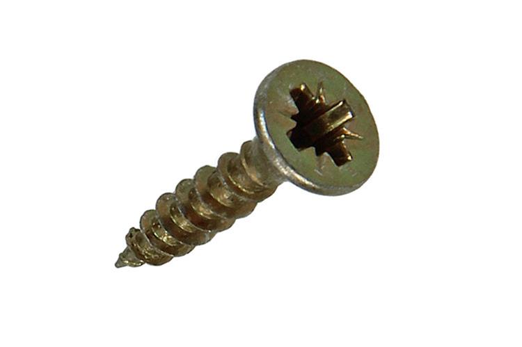 Afbeelding laden in galerijviewer, Mack 1017216 - spaanplaatschroef vz kop geelverz.50 st 3,0 x 16 mm | 10 stuks