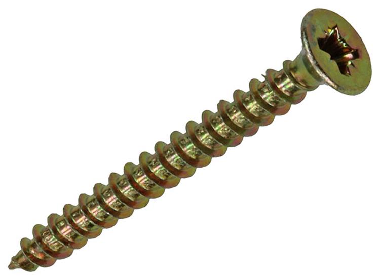 Afbeelding laden in galerijviewer, Mack 1017219 - spaanplaatschroef vz kop geelverz.35 st 3,0 x 30 mm | 10 stuks
