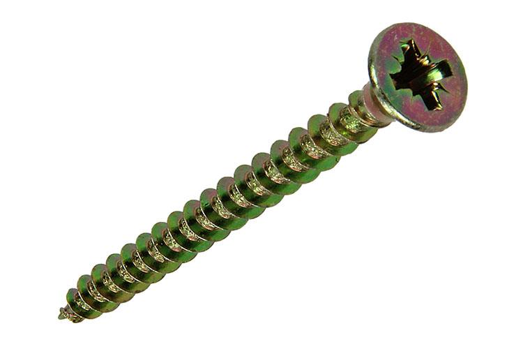 Afbeelding laden in galerijviewer, Mack 1017227 - spaanplaatschroef vz kop geelverz.22 st 3,5 x 40 mm | 10 stuks