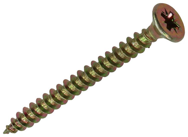 Afbeelding laden in galerijviewer, Mack 1017236 - spaanplaatschroef vz kop geelverz.16 st 4,0 x 45 mm | 10 stuks