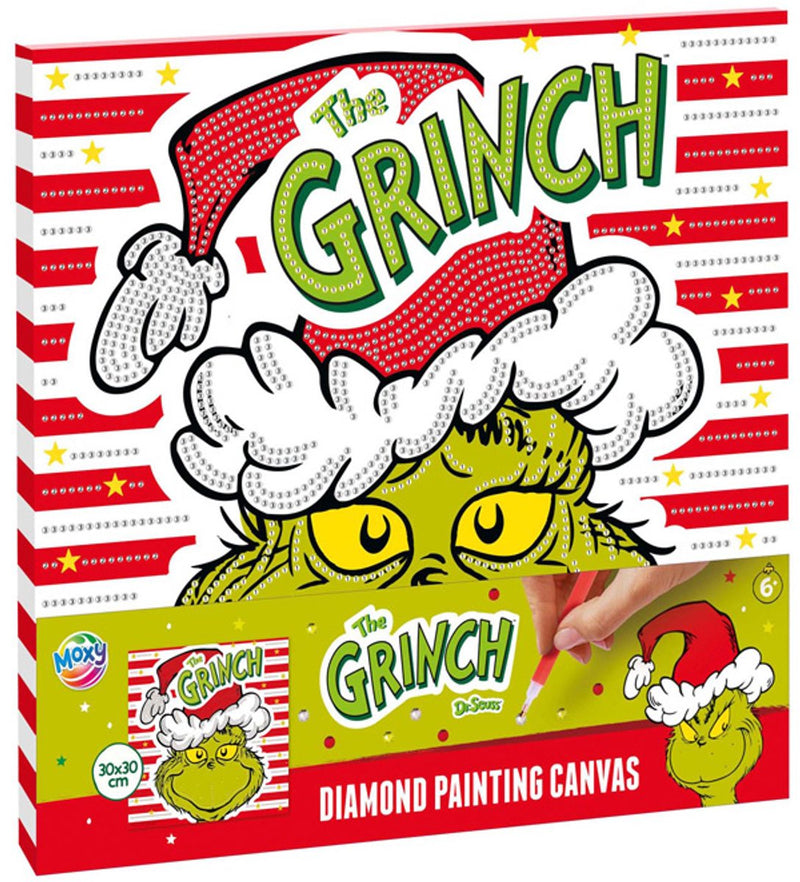 Chargez l'image dans la visionneuse de la galerie, Creative craft group diamond painting canvas the grinch - 30x30cm