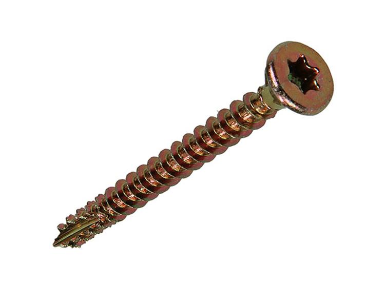 Afbeelding laden in galerijviewer, Mack 1017297 - spaanplschr.vzkop-zelfb. geelverz. 18 st 4,0 x 40 mm | 10 stuks
