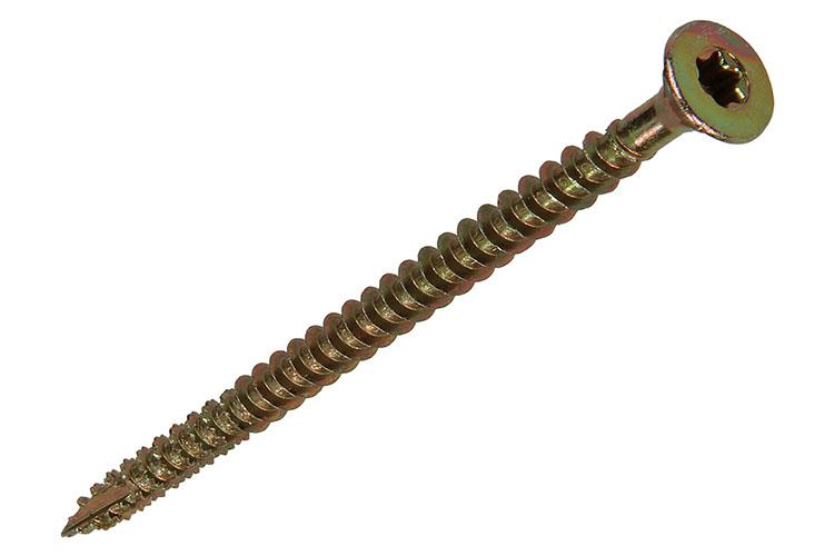 Afbeelding laden in galerijviewer, Mack 1017316 - spaanplschr.vzkop-zelfb. geelverz. 6 st 5,0 x 80 mm | 5 stuks