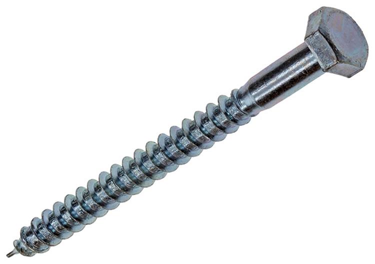 Afbeelding laden in galerijviewer, Mack 1017411 - houtdraadbout staal verzinkt 6 st 7 x 70 mm | 5 stuks