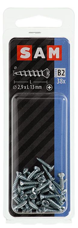 Afbeelding laden in galerijviewer, Mack 1017482 - zelftappende schroef bvk verz.38 st 2,9 x 13 mm | 10 stuks