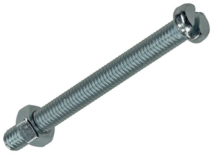 Afbeelding laden in galerijviewer, Mack 1017528 - metaalschroef cyl. kop + moer verz. 8 st m5 x 50 mm | 10 stuks