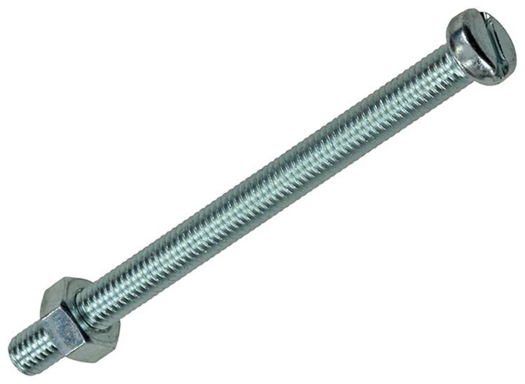 Afbeelding laden in galerijviewer, Mack 1017537 - metaalschroef cyl. kop + moer verz. 3 st m6 x 80 mm | 5 stuks