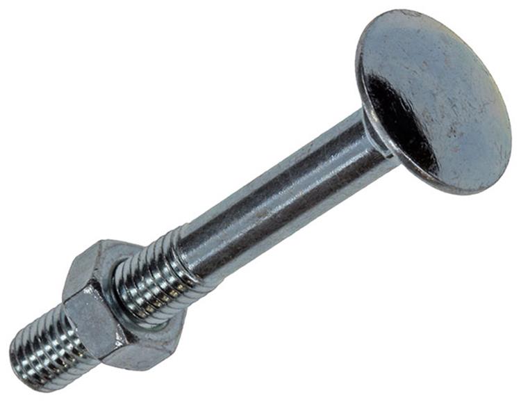 Afbeelding laden in galerijviewer, Mack 1017564 - houtbout + moer staal verzinkt10 st m5 x 40 mm | 5 stuks