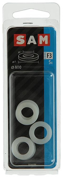 ギャラリービューアに画像をロードする, Mack 1017733 - sluitring nylon 5 st m10 | 10 stuks