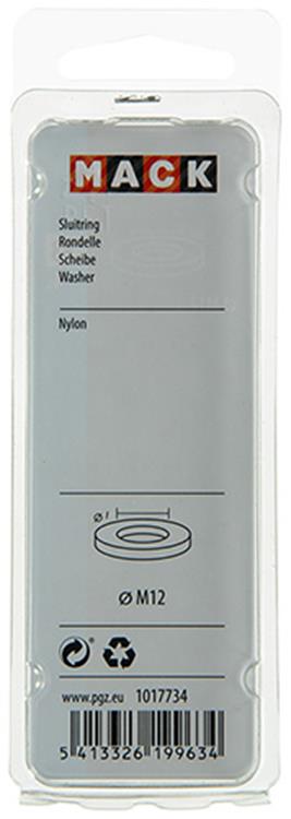 Afbeelding laden in galerijviewer, Mack 1017734 - sluitring nylon 4 st m12 | 10 stuks