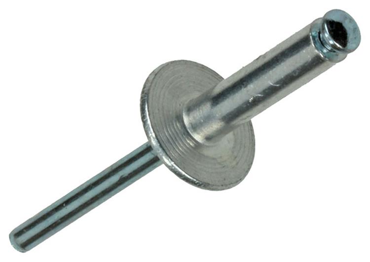 Afbeelding laden in galerijviewer, Mack 1020311 - 9 blindnieten alu brede kop 4,8x20mm | 5 stuks