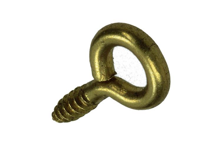 Afbeelding laden in galerijviewer, Mack 1019691 - schroefoog messing 6 st 2,5 x 10mm | 10 stuks