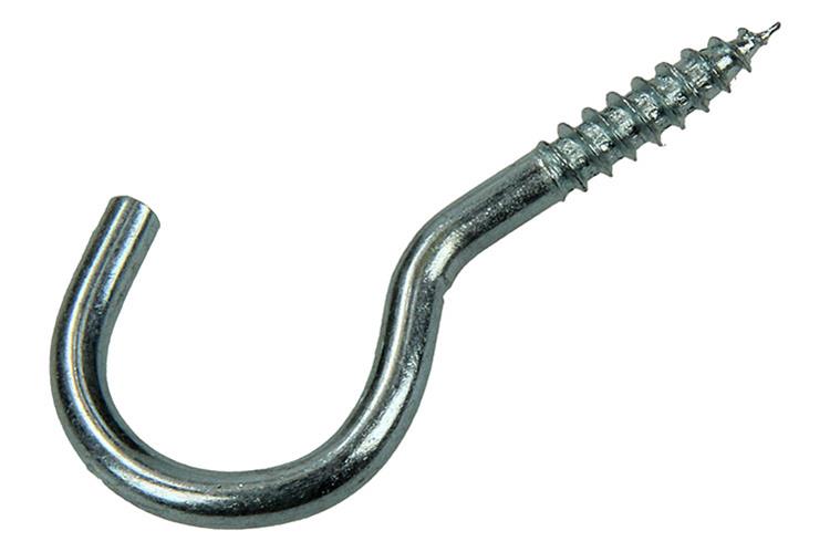 Afbeelding laden in galerijviewer, Mack 1017800 - schroefhaak staal verzinkt 6st 4,5 x 30 mm | 10 stuks