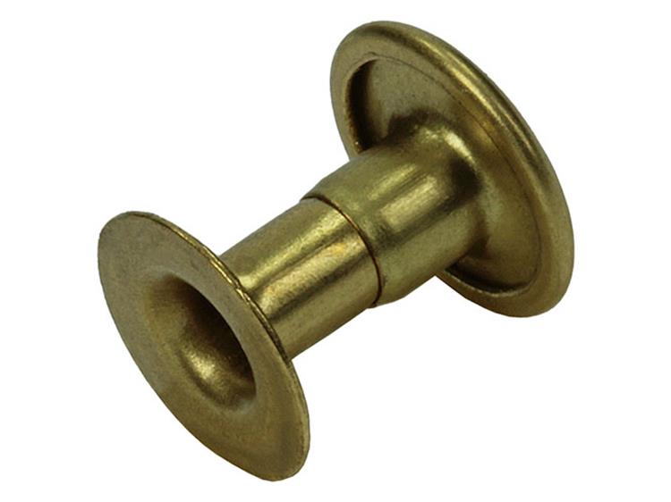 Afbeelding laden in galerijviewer, Mack 1019717 - klinknagel messing 6 st 4,2 x 10 mm | 10 stuks