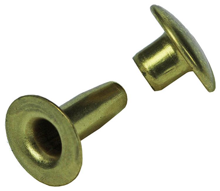 Afbeelding laden in galerijviewer, Mack 1019718 - klinknagel messing 5 st 4,2 x 12 mm | 10 stuks