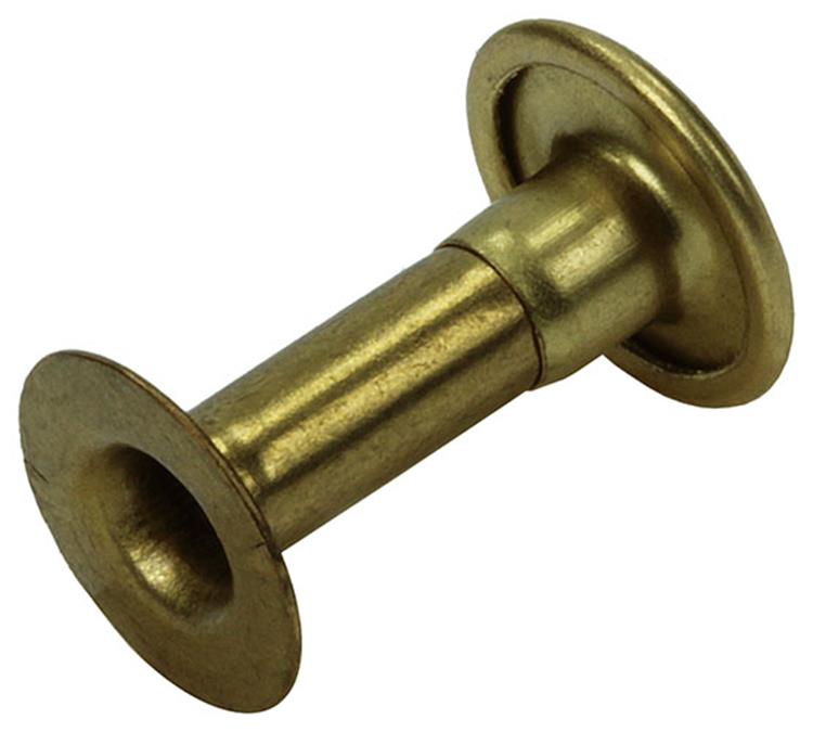 Afbeelding laden in galerijviewer, Mack 1019719 - klinknagel messing 5 st 4,2 x 15 mm | 10 stuks