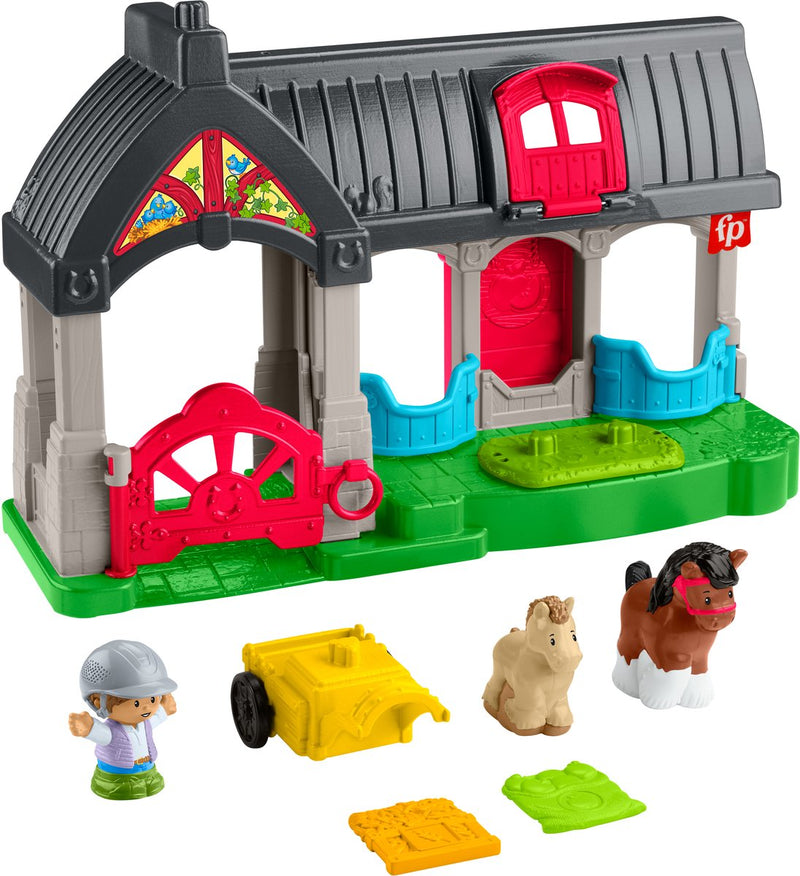 Chargez l'image dans la visionneuse de la galerie, Fisher-price little people vriendelijke paardenstal - speelfiguur