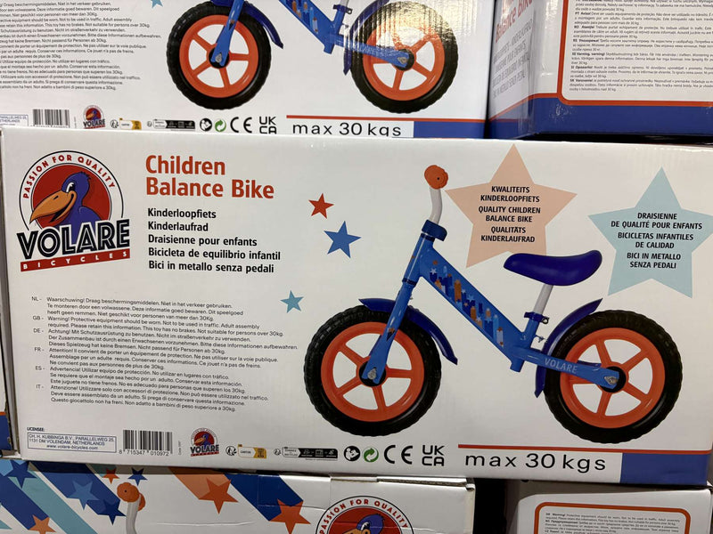Afbeelding laden in galerijviewer, Volare loopfiets - blauw