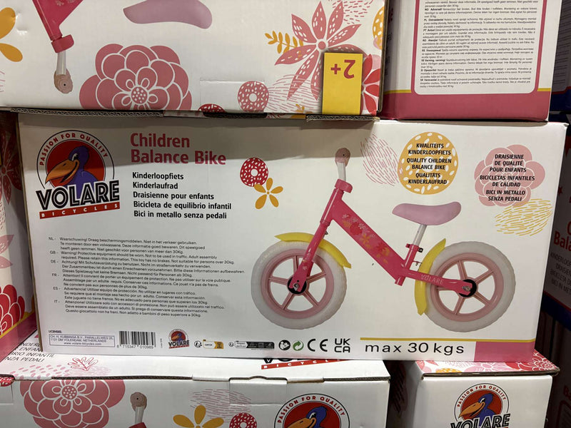 Afbeelding laden in galerijviewer, Volare loopfiets - roze