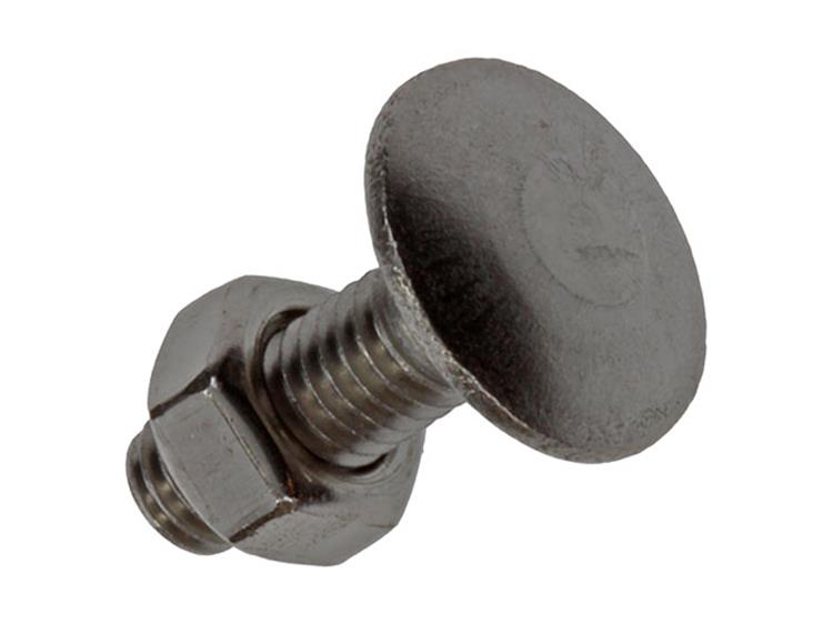 Afbeelding laden in galerijviewer, Mack 1019906 - houtbout + moer roestvrijstaal 6 st m6x20 mm | 10 stuks