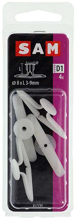 Cargue la imagen en el visor de la galería, Mack 1017893 - hollewandplug nylon 4 st ta | 10 stuks