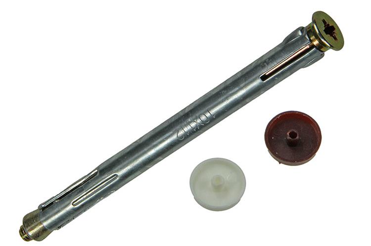 Afbeelding laden in galerijviewer, Mack 1017919 - metalen kozijnplug staal verzinkt 4 st 10 x 112 mm | 5 stuks