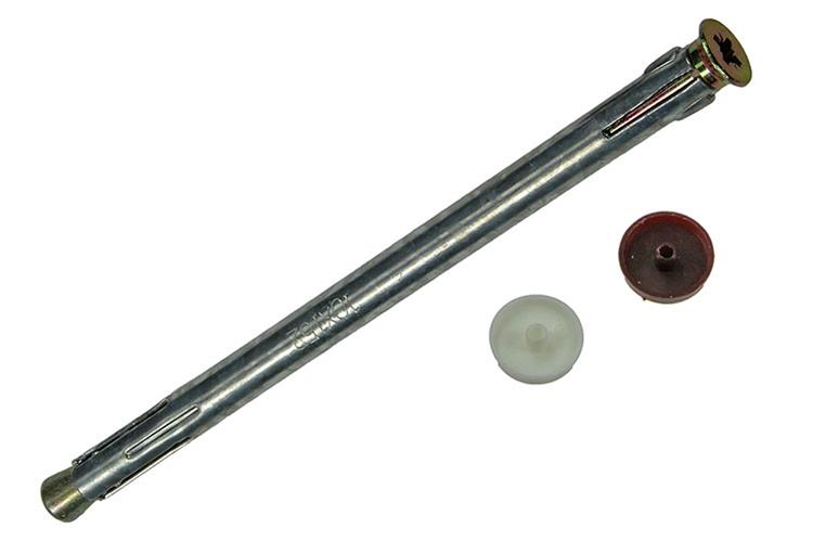 Afbeelding laden in galerijviewer, Mack 1017921 - metalen kozijnplug staal verzinkt 4 st 10 x150 mm | 5 stuks