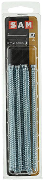 Afbeelding laden in galerijviewer, Mack 1019962 - beton raamschroef verzinkt cil.kop 8st 7,5 x 132 mm | 5 stuks