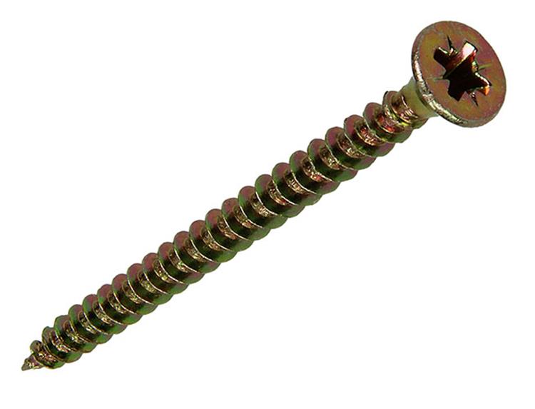 Afbeelding laden in galerijviewer, Mack 1017975 - spaanplaatschroef vz kop geelverz. 35st 4,0 x 50 mm | 5 stuks
