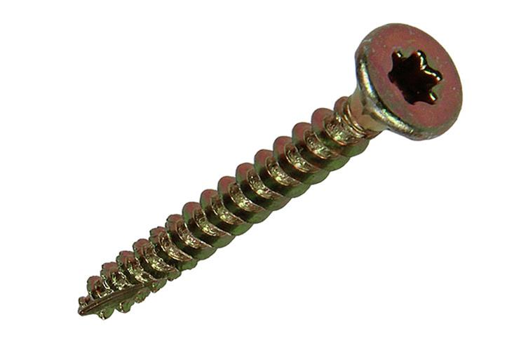 Afbeelding laden in galerijviewer, Mack 1018005 - spaanplschr.vzkop-zelfb. geelverz. 75 st 3,5 x 30 mm | 5 stuks