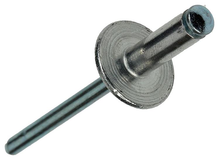 Afbeelding laden in galerijviewer, Mack 1020319 - 50 blindnieten alu brede kop 4,8x14mm | 3 stuks