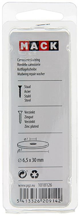 Afbeelding laden in galerijviewer, Mack 1018126 - carrosserie sluitring verzinkt40 st 6,5 x 30 mm | 5 stuks