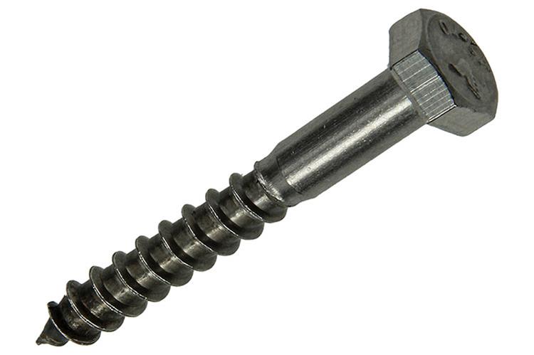 Afbeelding laden in galerijviewer, Mack 1020013 - houtdraadbout roestvrijstaal 7 st 8 x 60 mm | 5 stuks