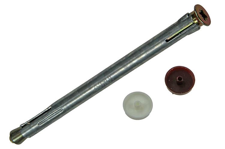 Afbeelding laden in galerijviewer, Mack 1018172 - metalen kozijnplug staal verzinkt 12 st 10 x 130 mm | 5 stuks