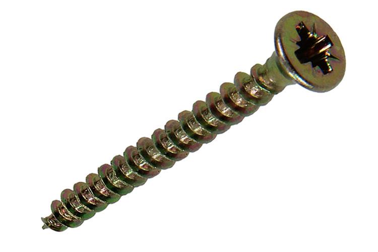 Afbeelding laden in galerijviewer, Mack 1020085 - spaanplaatschroef vz kop geel vz 200 st 3,5 x 35 mm | 5 stuks