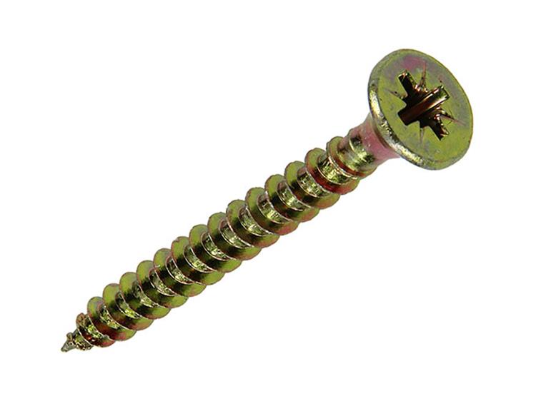 Afbeelding laden in galerijviewer, Mack 1020114 - spaanplaatschroef vz kop geel vz 200 st 5,0 x 45 mm | 3 stuks