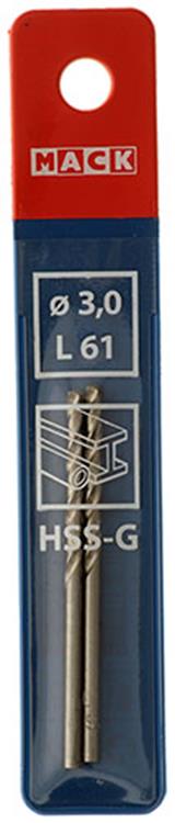 Afbeelding laden in galerijviewer, Mack 1018400 - metaalboor hss g din 338 ø 3,0 x 61 mm 2st | 5 stuks