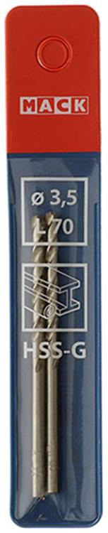 Afbeelding laden in galerijviewer, Mack 1018402 - metaalboor hss g din 338 ø 3,5 x 70 mm 2st | 5 stuks