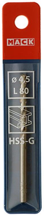 Afbeelding laden in galerijviewer, Mack 1018405 - metaalboor hss g din 338 ø 4,5 x 80 mm | 5 stuks