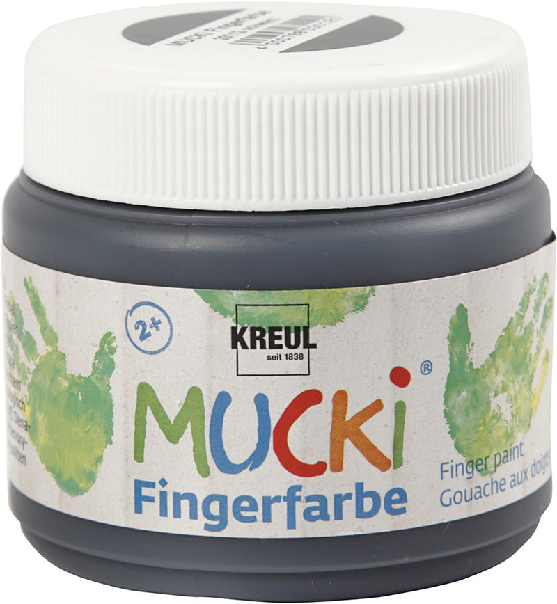 ギャラリービューアに画像をロードする, Mucki vingerverf - zwart, 150ml