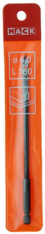 Afbeelding laden in galerijviewer, Mack 1018512 - platte houtboor din 7487 ø 6,0 x 160 mm | 5 stuks