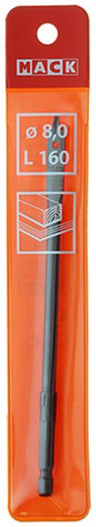 Afbeelding laden in galerijviewer, Mack 1018513 - platte houtboor din 7487 ø 8,0 x 160 mm | 5 stuks