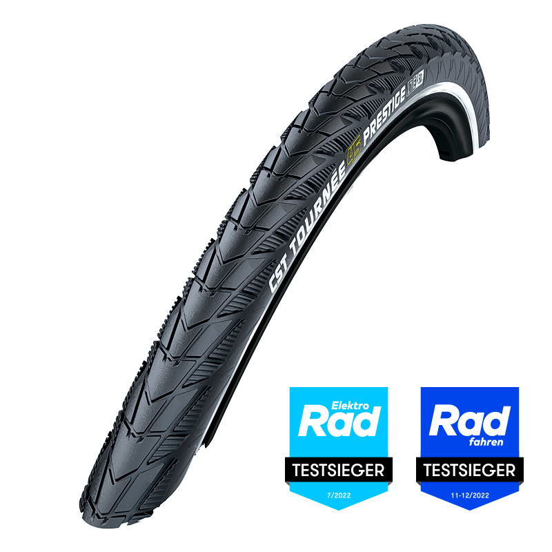 Load image into Gallery viewer, Buitenband CST 26-1.75 (47-559) City Tournee Prestige zwart +R