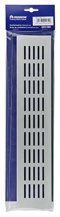Afbeelding laden in galerijviewer, Renson 1006244 - ventilatiestrip alu f1 381 80- 400mm | 2 stuks