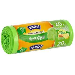 Load image into Gallery viewer, Swirl afvalzakken actifresh 20l