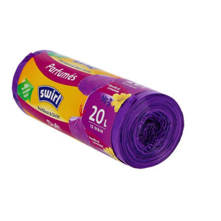 Load image into Gallery viewer, Swirl pedaalemmerzak trekband geparfumeerd 20l 12 stuks | 4 stuks