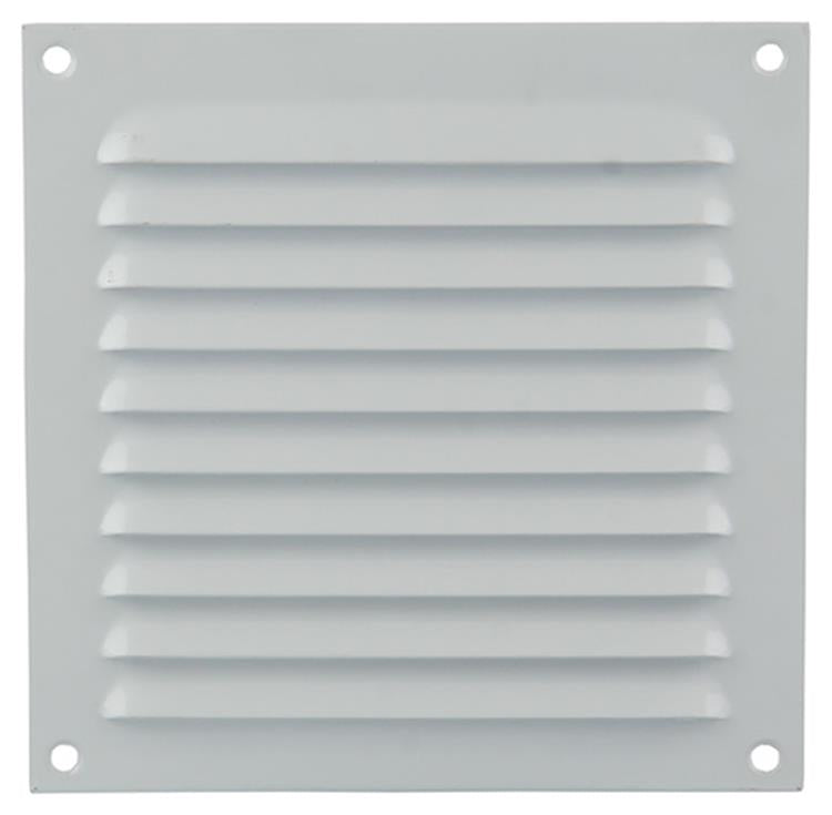 Chargez l'image dans la visionneuse de la galerie, Renson 1015063 - schoepenrooster plat alu wit 150x150mm | 10 stuks