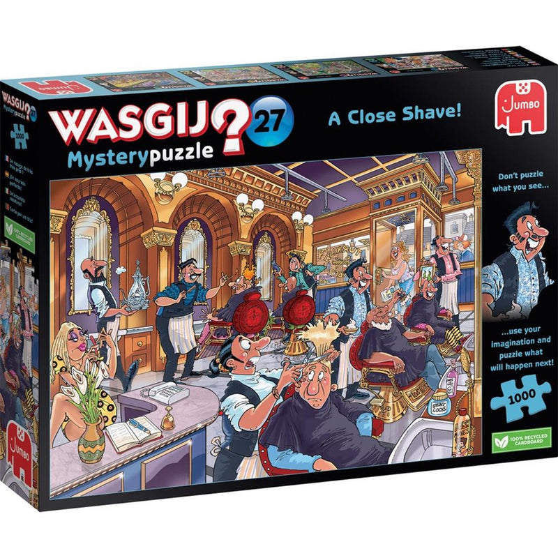 Afbeelding laden in galerijviewer, Jumbo wasgij mystery 27 - vlam in de pan! - 1000 stukjes puzzel - legpuzzel volwassenen