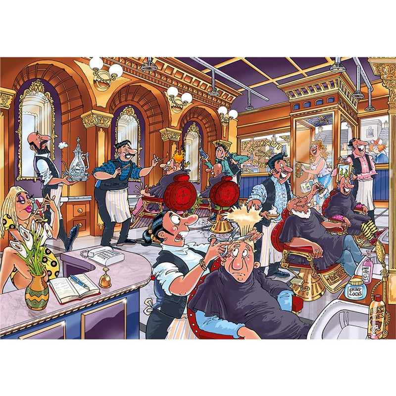 Afbeelding laden in galerijviewer, Jumbo wasgij mystery 27 - vlam in de pan! - 1000 stukjes puzzel - legpuzzel volwassenen